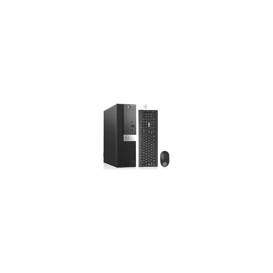 Dell OptiPlex 5070 Desktop Computers Windows 11 Pro,8 Core i7 9700 up to 4.7GHz,32GB DDR4, 1TB M.2 NVMe SSD,Intel Wireless Wi-Fi 6E AX210 & Bluetooth 5.2, HDMI Adapter, Only by Titan ITAD(Renewed)