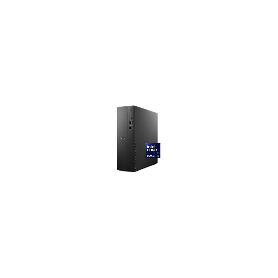 Dell Slim Desktop, Intel Core Ultra 5-225, 512GB SSD, Windows 11 Home | Intel UHD Graphics, 16GB DDR5, Wi‑Fi 6, Bluetooth, Wired Keyboard, ECS1250