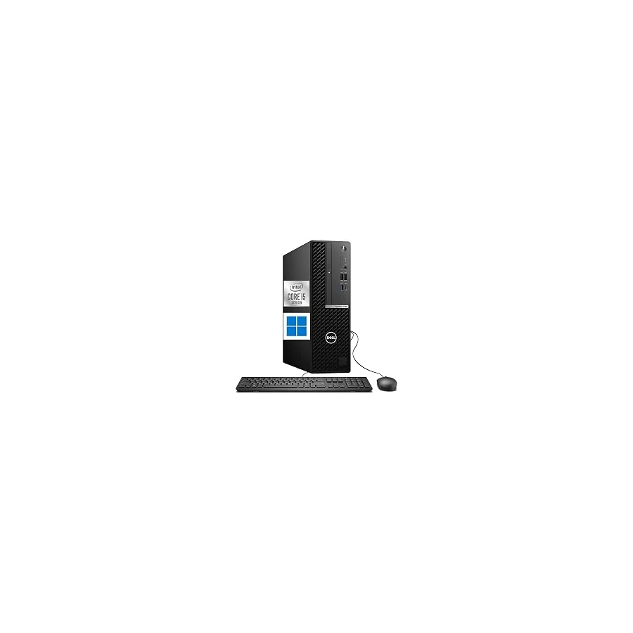 Dell Optiplex 7080 SFF Desktop Computer | Core i5-10th | 16GB DDR4 RAM | 1TB SSD Solid State | Windows 11 Pro (Renewed)