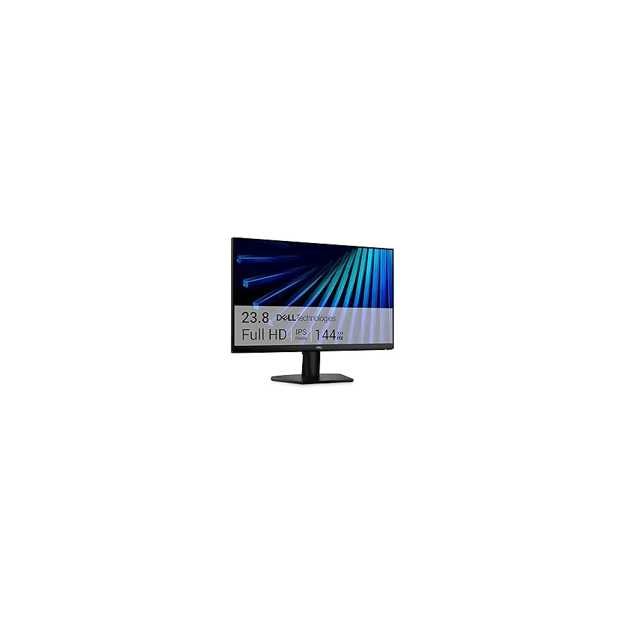 Dell 24 Monitor - SE2426H - 23.8-inch FHD (1920x1080) 144Hz 1ms Display, in-Plane Switching (IPS) Technology, AMD FreeSync™, TÜV 3-Star 2X HDMI, Tilt