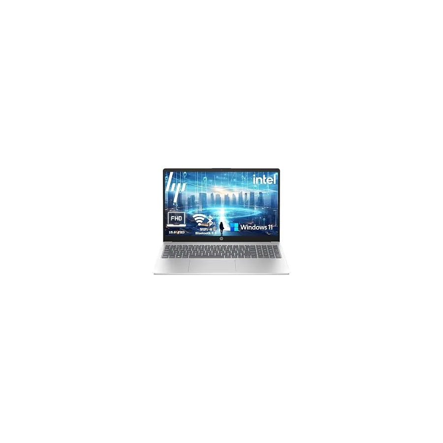 HP Essential 15.6" Laptop, 2026 Edition, 8GB RAM, 256GB SSD, Win11 | Intel 4-Core CPU, Everyday Student Computer, WiFi 6, Long Battery Life, Thin & Light PC for Business, Home Entertainment