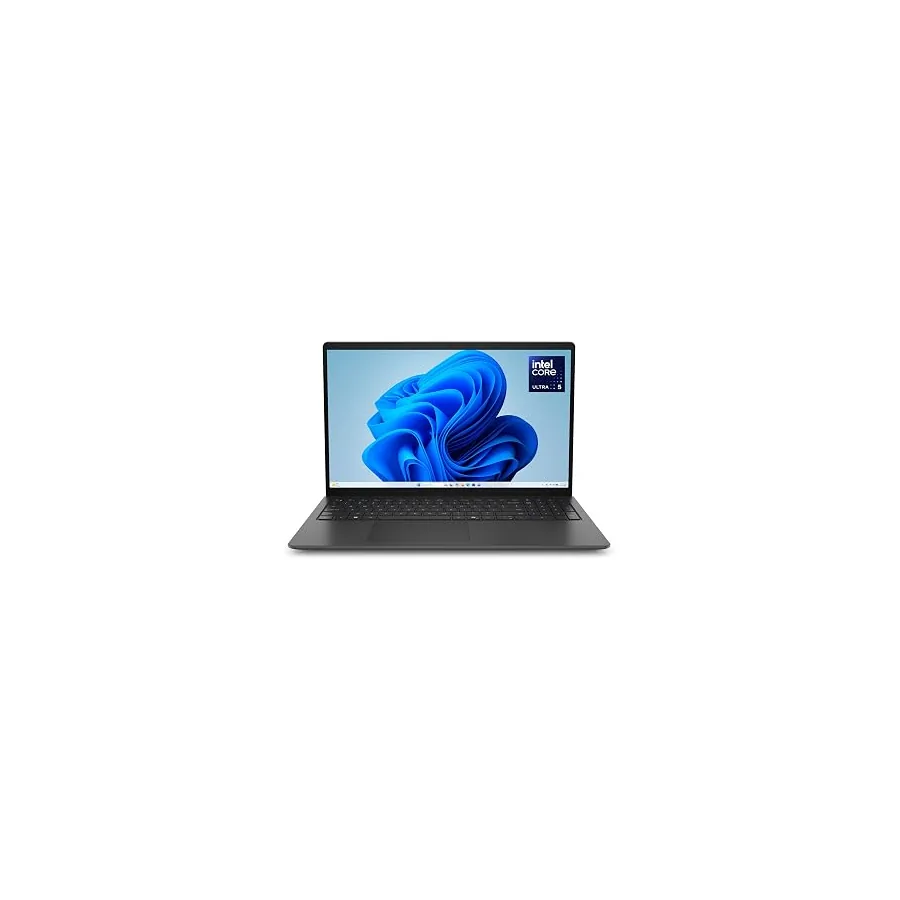 Dell 15.6 Laptop, FHD, Intel Core Ultra 5 225U, 16GB RAM, Windows 11 Home | Anti-Glare 300 Nits WVA, Intel Graphics, DDR5, 512GB SSD, Backlit Keyboard, Wi-Fi 6, Carbon Black, Business Ready, D15260
