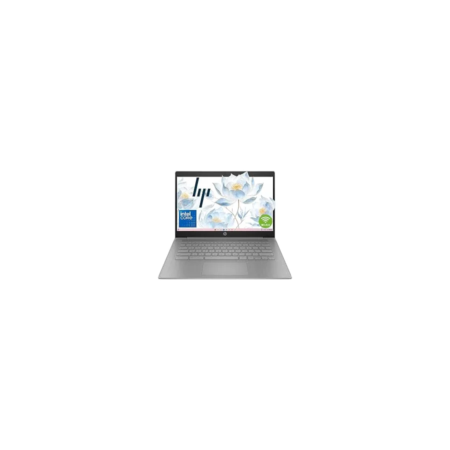 HP 14" Laptop 2026 Student Business, Office 365, Intel N4500 CPU, 4GB RAM | Copilot AI, Ultra-Portable, Long Battery Life, Fast Charge, Webcam, WiFi 6, Chrome OS for Everyday Use, Gray