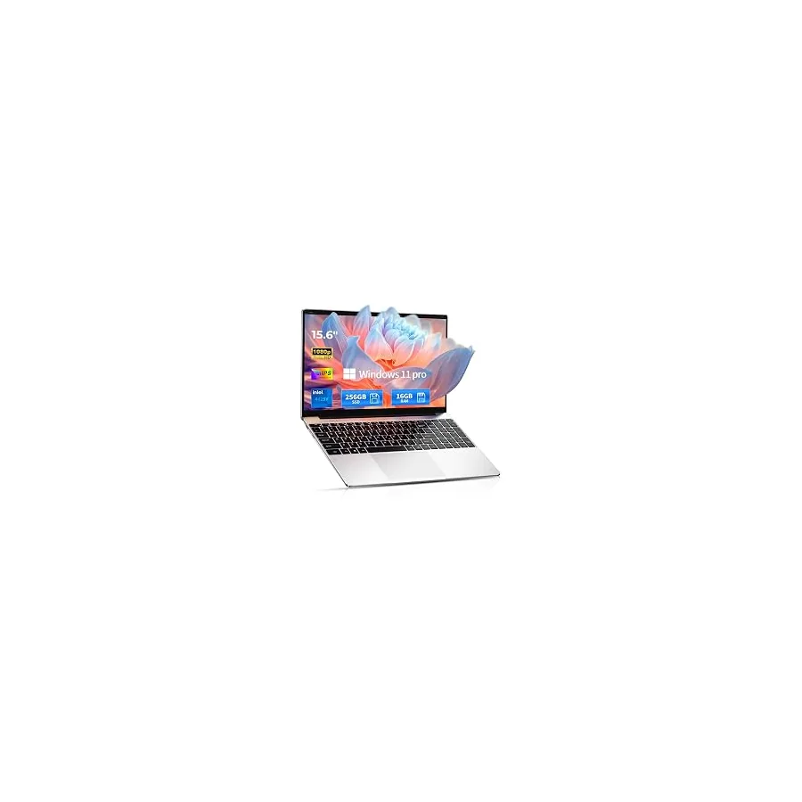 2026 Windows 11 Pro Traditional Laptop Computer, 16GB RAM 256GB SSD for Business Office Student School College, 15.6" FHD IPS Display, Lightweight Portable with Office 365, 4H Battery, 3.5 lbs