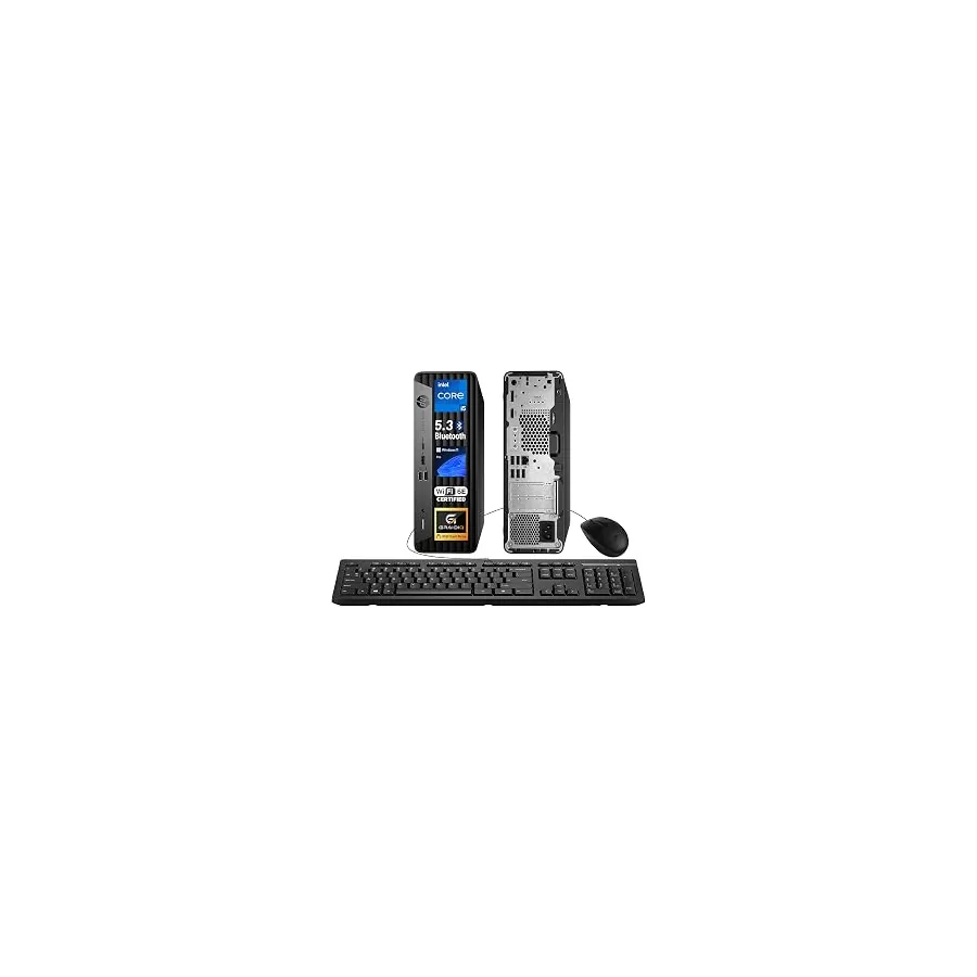 HP ProDesk 400 Intel i5-14500 Business SFF Desktop, 16GB DDR5 + 1TB SSD | Wi-Fi 6E, Bluetooth , Connect up to 3 displays, Wired Keyboard, Wired Mouse, RJ-45, HDMI, Win 11 Pro