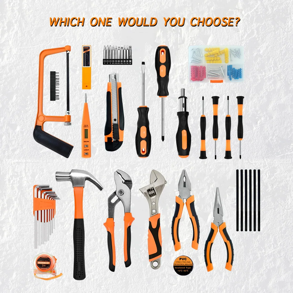 SOLUDE Tool Set,148-Piece Home Repair Tool Kit for Men Women College Students,Household Basic Hand Tool Sets with Case for Home Maintenance,Dorm Essentials and DIY Projects image 3