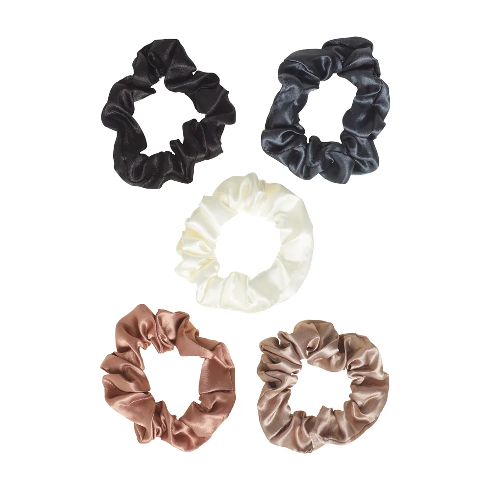 Goody Hair Accessories Kit, Everyday Essentials for Women - 51 PC Neutral Color Set for All Types - Ouchless Damage-Free Ties, SlideProof Claw Clips, Snap Clips, Scrunchies, Tanglefix Brush image 3
