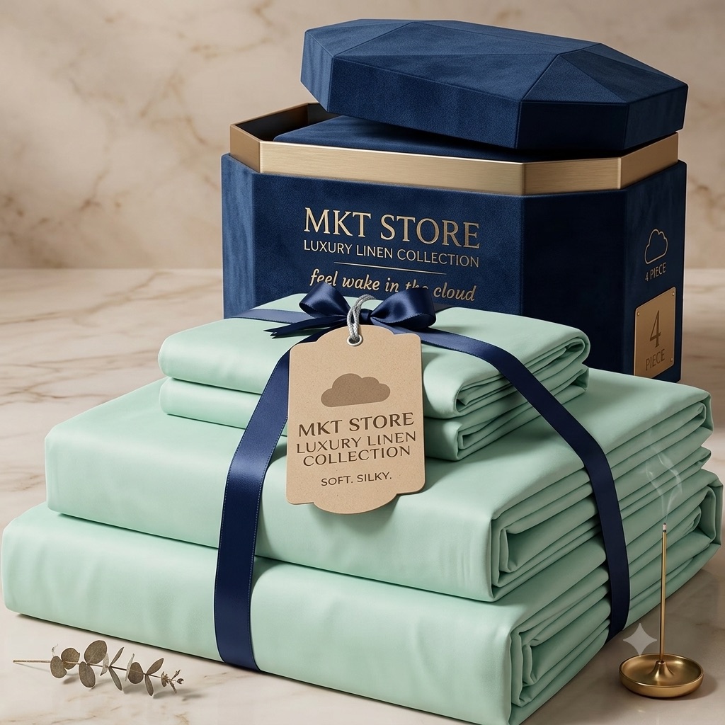 Luxury Hotel Collection 4-Piece Sheet Set